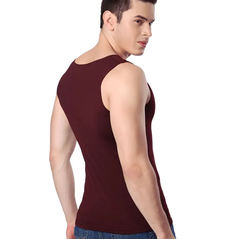 Майка мужская облегающая бархатная без рукавов на весну/зиму|tank top men|sleeveless