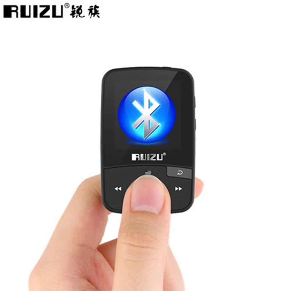 Mp3 плеер Ruizu X50 MP3 музыкальный Bluetooth walkman mp3 Передача 10 м расстояние Micro SD USB WMA WAV AAC APE
