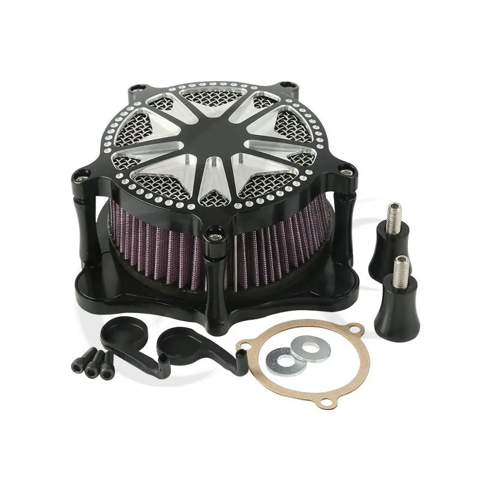 Motorcycle CNC Air Cleaner Intake Filter For Harley Touring Electra Street Glide Road King Ultra Limited FLHR FLHT FLHX 2008-16 |
