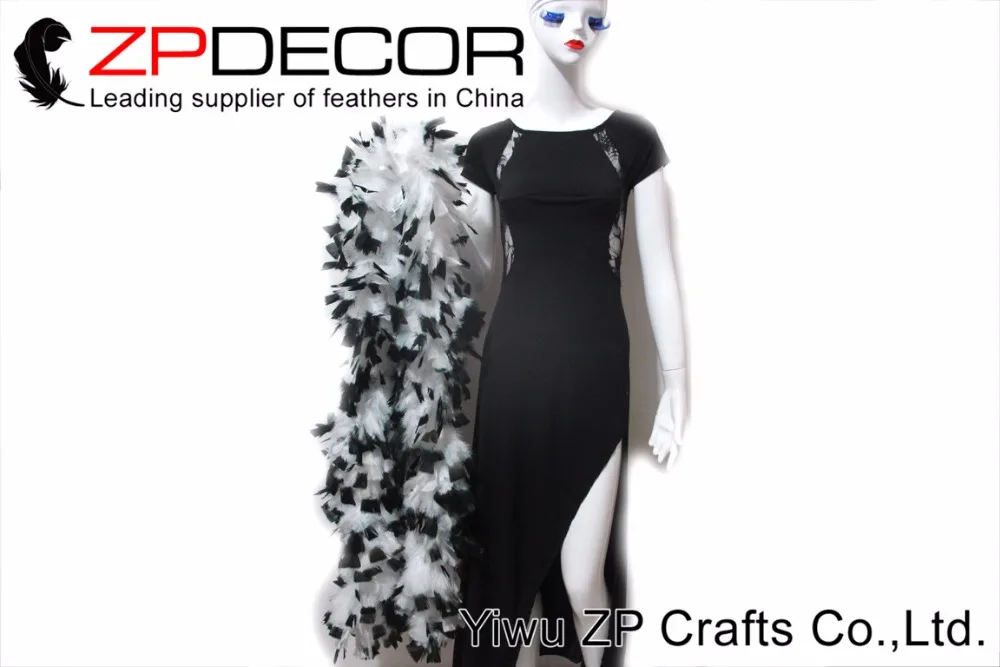 Zpdecoration 2 размера/партия высокое качество окрашенный белый с черным 150 г турецкие