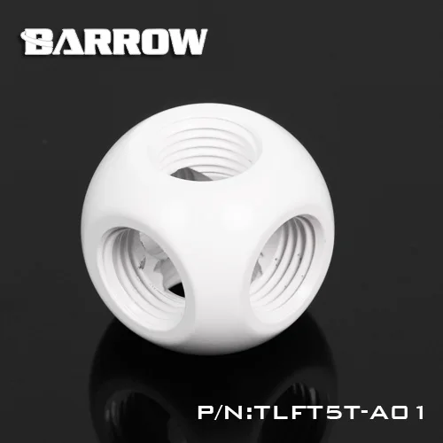 Barrow TLFT5T A01 G1 / 4 "X5 черный белый серебристый золотой 5 полосный кубический адаптер
