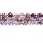 Натуральные украшения LanLi, 6810 мм, резные на фиолетовом призраке, каменные бусины, сделай сам, мужской и женский браслет, ожерелье, ножные браслеты, аксессуары