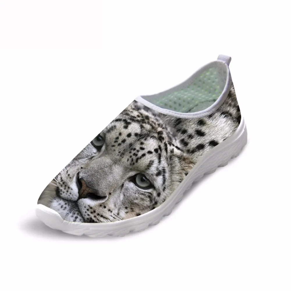 Noisydesigns диких животных печати легкие Мокасины Обувь для прогулок обувь Для женщин