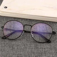 mens glasses anti blue gaming computer glasses neutral classical metal frame womens retro personality college styl eyeglasses