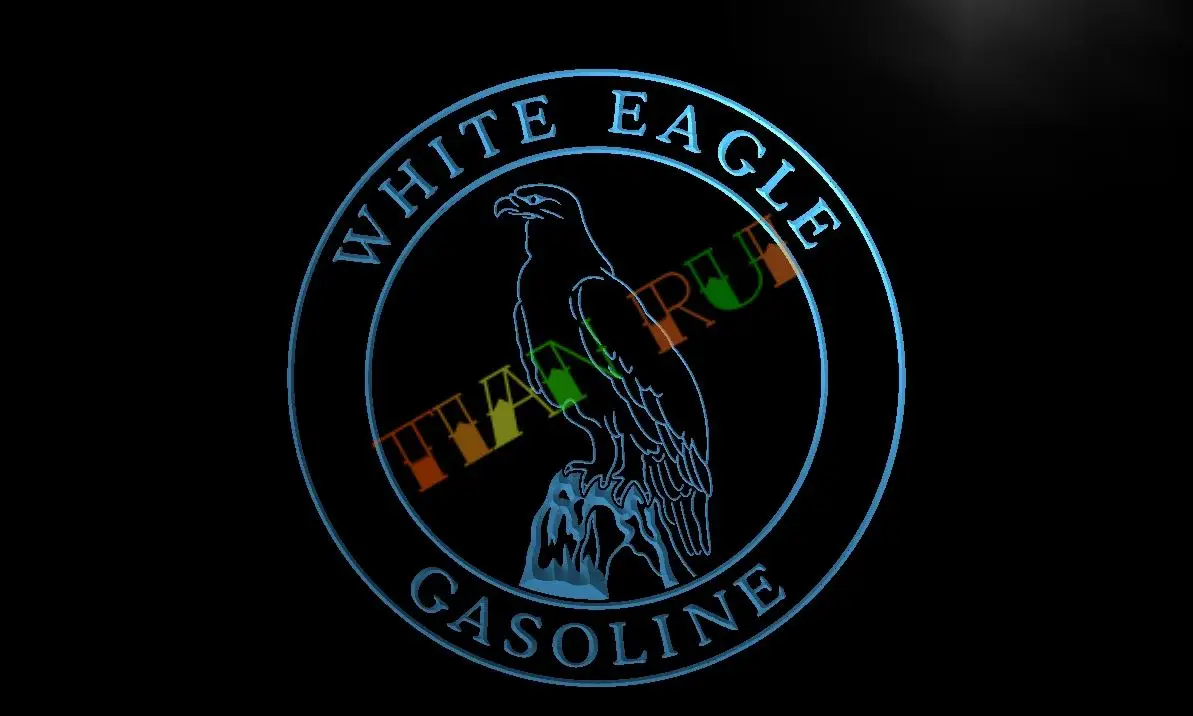

LG127- White Eagle LED Neon Light Sign hang sign home decor crafts
