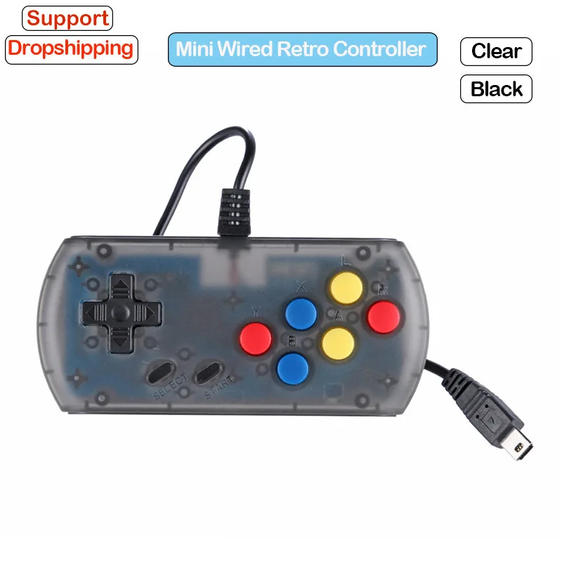 RS-6A Controller RS-6A ретро мини портативная игровая консоль 8 бит 3,0 дюймов цветной ЖК-экран детский игровой плеер встроенный 500 игр портативный плеер горячая распродажа - Цвет: RS-6A Controller