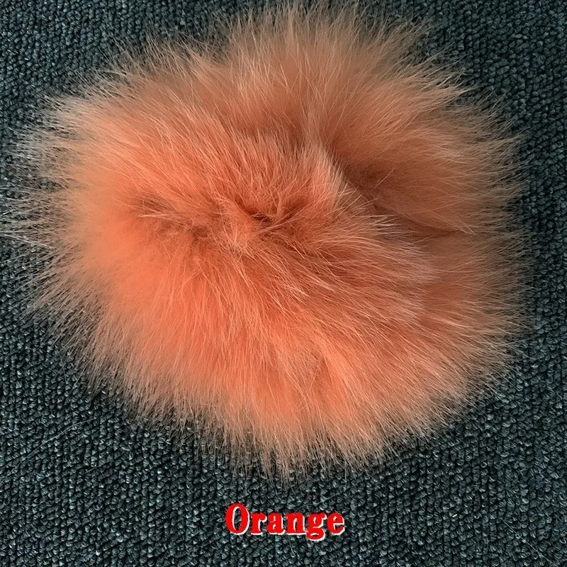 BFFUR женская шуба из натурального меха модная куртка Женские топы Модные средней длины Полосатое цельное зимнее пальто из цельной кожи - Цвет: Orange