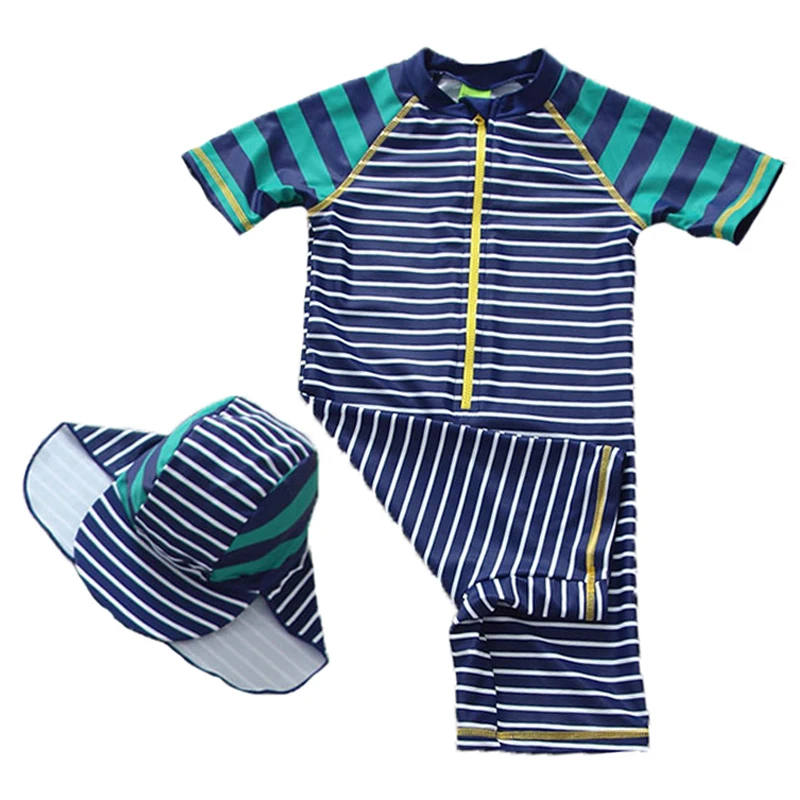 Плавание Спортивная Для мальчиков ясельного возраста Одна деталь костюм дети UPF50