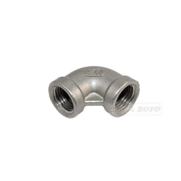 1/4 &quotмама x 1/4&quot внутренний колено 90 градусов угловая нержавеющая сталь SS 304