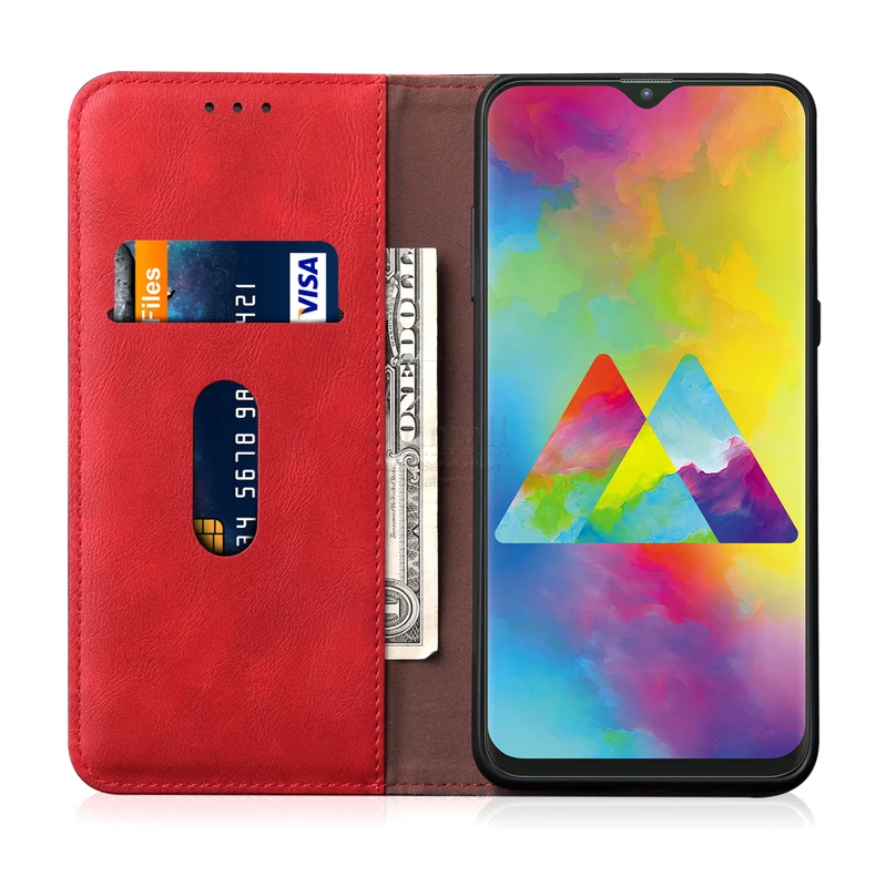 Винтажный кожаный чехол-книжка для samsung Galaxy M10 M10S M20 M30, Роскошный кошелек с подставкой для карт, Магнитный чехол-книжка, повседневный чехол, Fundas