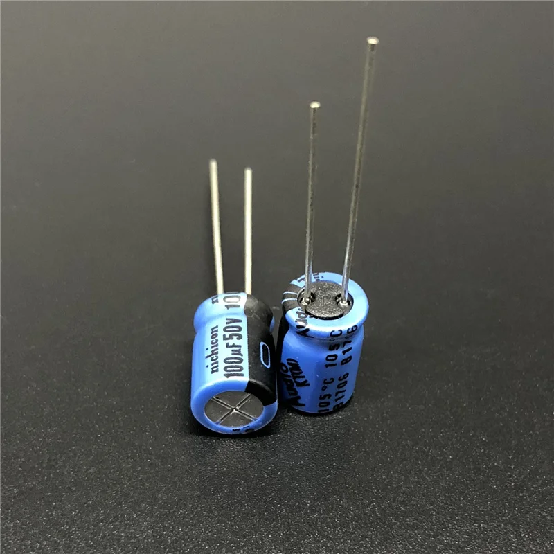 5pcs 100uF 50V NICHICON KT Series 8x11.5mm 50V100uF Audio Aluminum Electrolytic Capacitor | Электронные компоненты и
