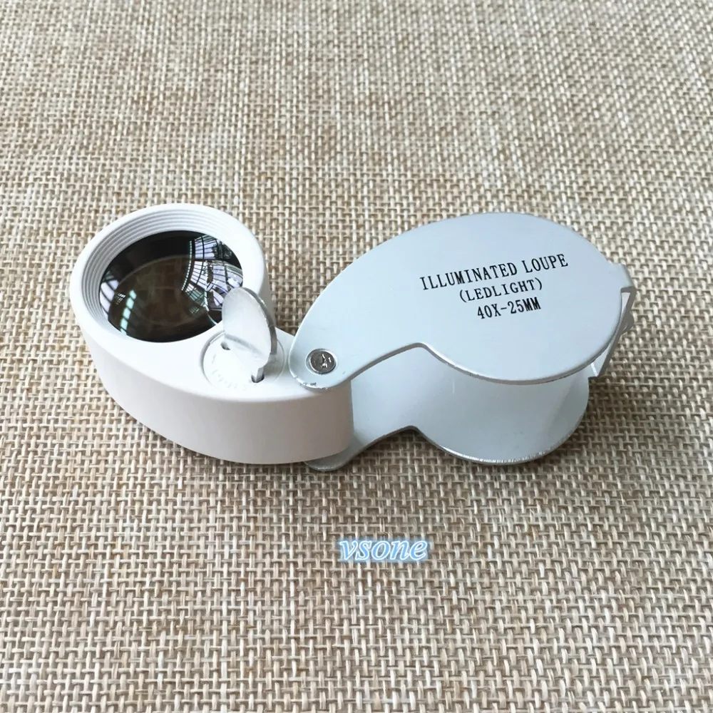 Увеличительное стекло 40x25 мм миниатюрные ювелирные инструменты бриллиантовая