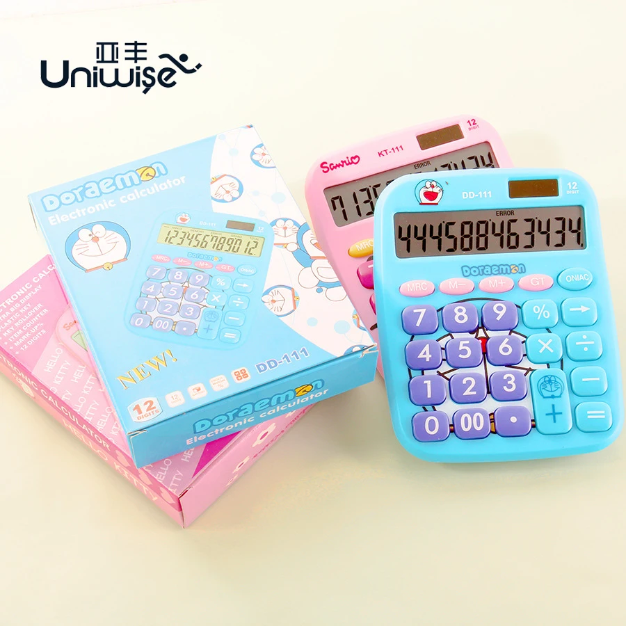 Новый Настольный калькулятор общего назначения на солнечной энергии для учебы