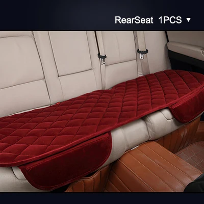 Red Rear 1 PCS Karcle 1 шт. плюшевые Чехлы для сидений мотоциклов Протектор кресло водителя Pad Автомобиль-Стайлинг дышащие летние сиденье Подушки Авто Аксессуары - Название цвета: Red Rear 1 PCS