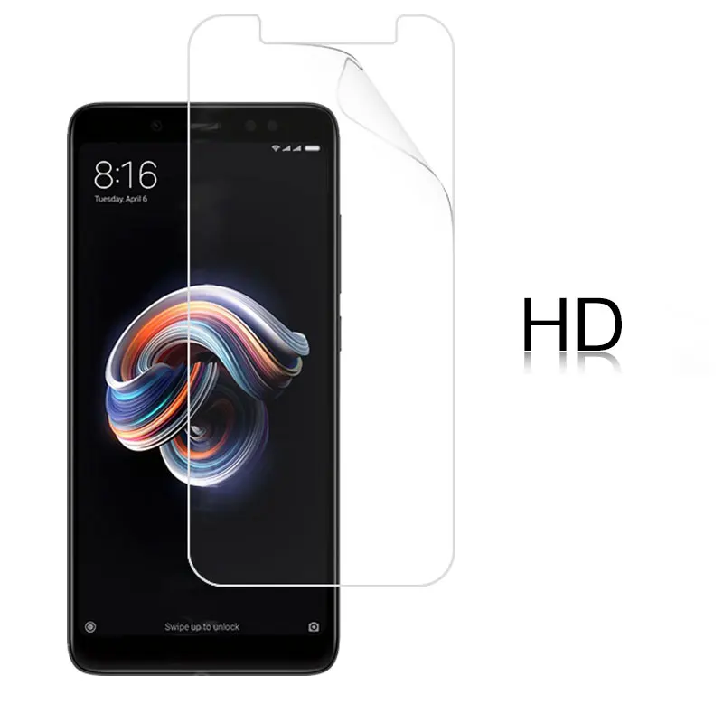 HD прозрачная глянцевая Защитная пленка для Xiaomi Redmi note 5 Pro SD636 99 В матовая против