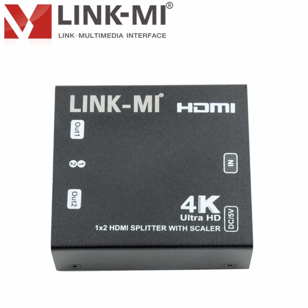 LINK MI LM SC4K2K 142 2 порта HDMI сплиттер 1x2 Ультра HD дисплеи до 4K x 2K 3D видео DTS мастер аудио
