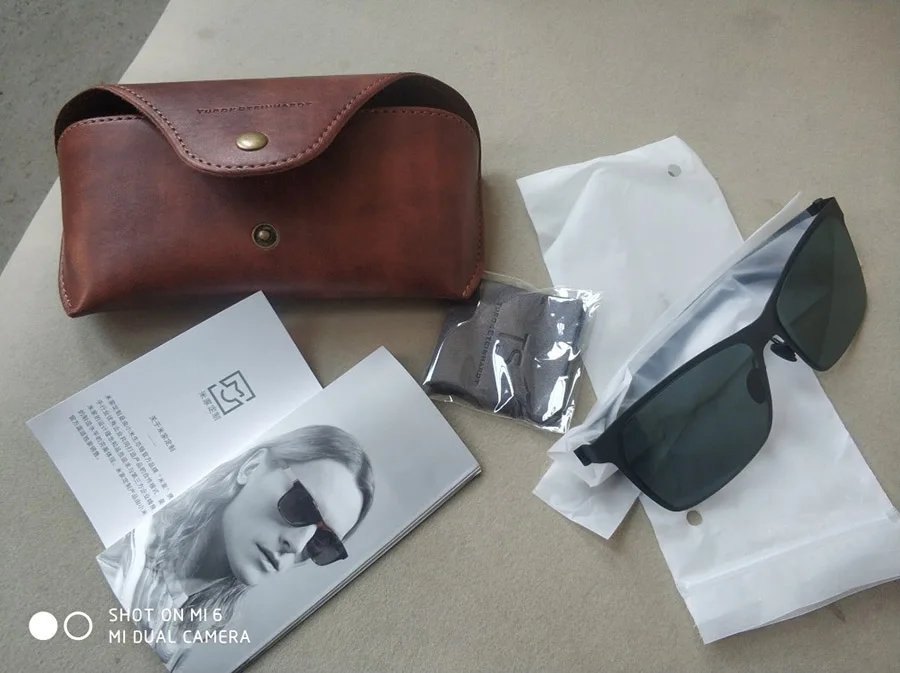 Xiaomi TS нейлон поляризованные солнцезащитные очки Mijia настройки ультра-тонкий легкий предназначен для путешествий на открытом воздухе