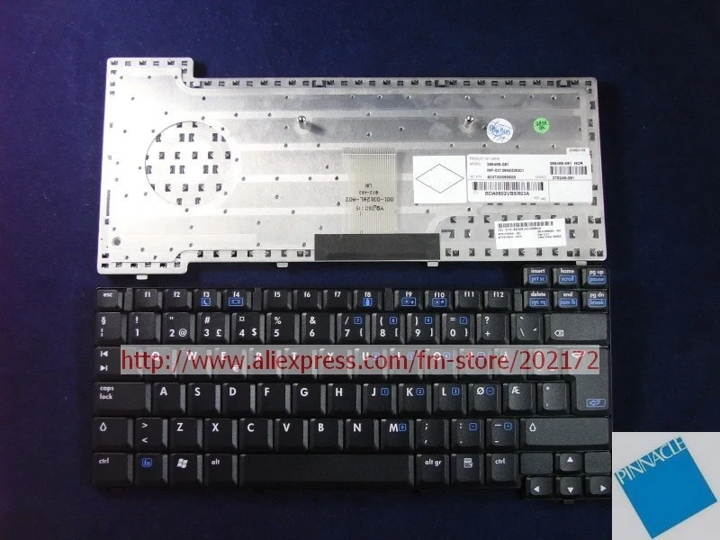 

Brand New Black Laptop Notebook Keyboard 378248-091 365485-091 6037A0093508 For HP Compaq nc6120 nx6110 series (Norway)