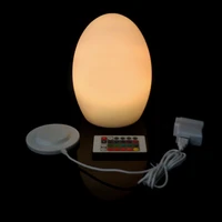 d14h19cm rgbw color change remote control lithium batter powered led egg light for homeparty decor free shipping 20pcslot