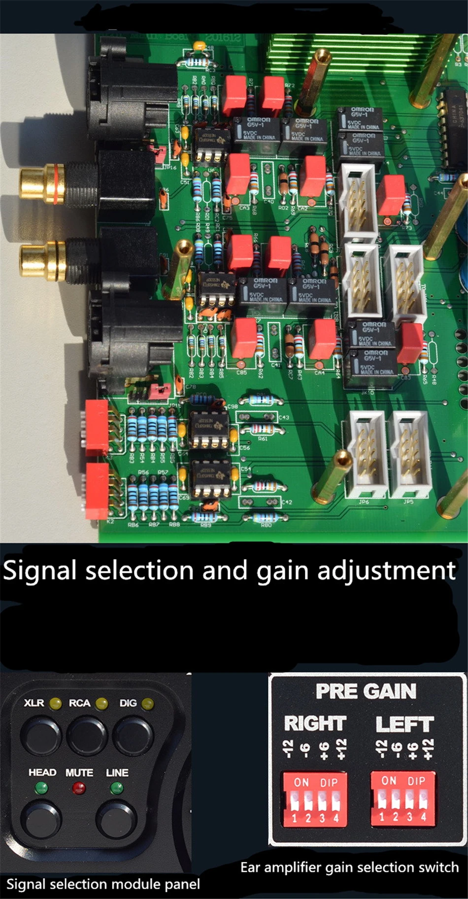 HPA-A281 Hi-end сбалансированные наушники усилитель цифровой XLR/RCA стерео копия/Referential Violectric HPA V281 предусилитель