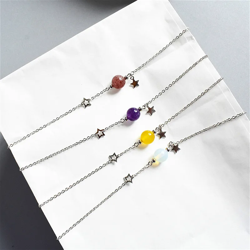 Звездный колокольчик натуральный камень опал кристалл 100% Стерлинговое Серебро