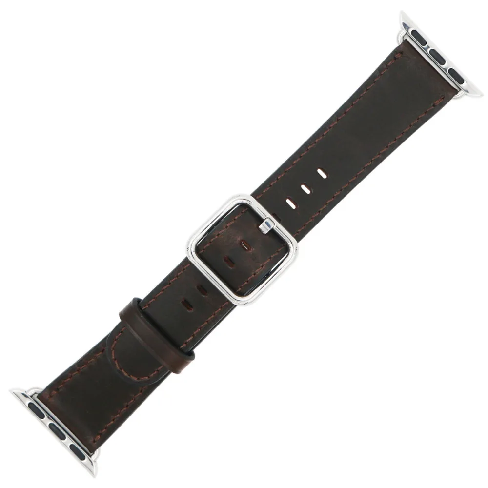 Современный Кожаный ремешок с пряжкой для apple watch 38 мм 42 мм iwatch серии 5 4 3 2 1 44 мм 40 мм ремешок для часов браслет ремень аксессуары