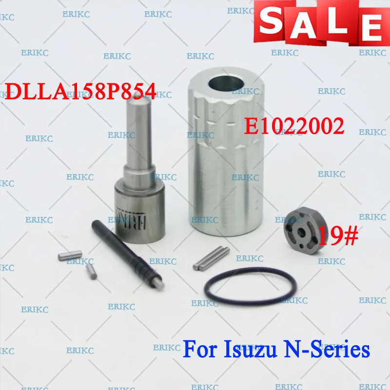 

ERIKC 095000-5472 5473 комплекты для ремонта топливного инжектора сопло DLLA158P854 пластина клапана, штифт, уплотнительное кольцо для Isuzu 6HK1 7.8L