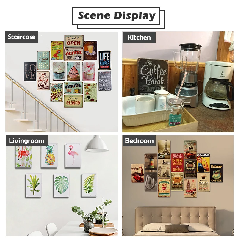 [SQ DGLZ] гамбургеры металлический знак Настенный декор пончики жестяной винтажная