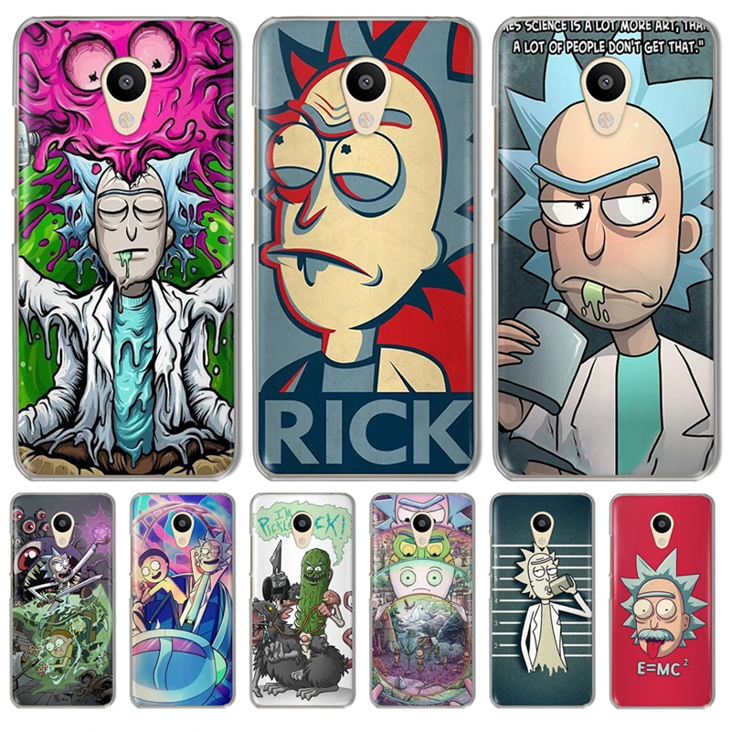 Luxury Rick And Morty Phone Case Cover For Meizu M3S M3 Note M5 M5S M5C M6 U10 U20 Pro 6 16th Soft TPU Silicone Shell capa |