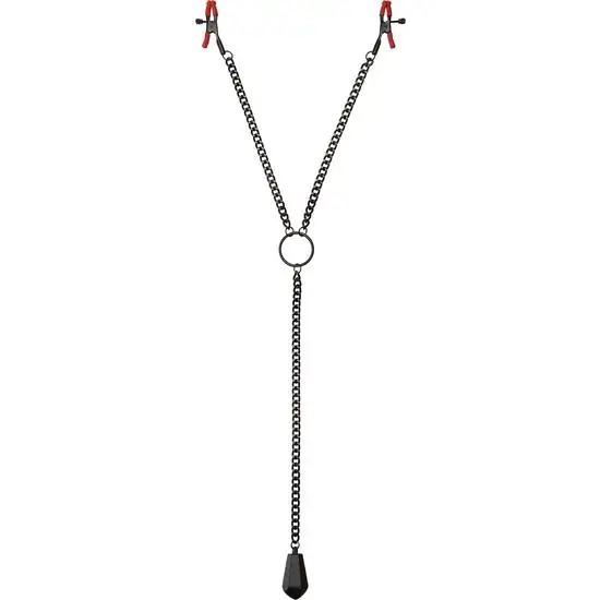 DOC Джонсон цепь с зажимом на соски весом БДСМ Пары Стимулятор доставка Дискретная