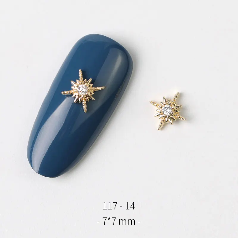 117-14 Новинка, 2 штуки, сплав, циркон, украшение для ногтей, роскошные циркониевые стразы, кисточка/Сердце/крыло, украшения для ногтей, высокое качество, длинные ногти - Цвет: 117-14