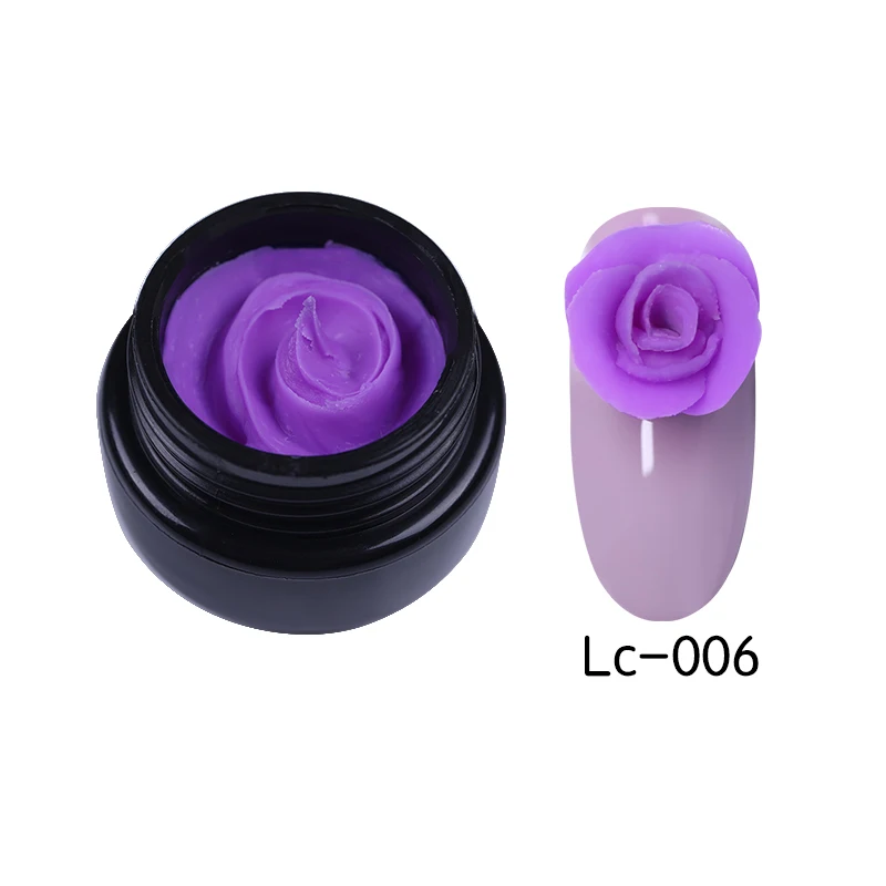 LC-06 LILYCUTE 4D резной УФ гель для резьбы краска для рисования лак скульптура Пластилин маникюр Дизайн ногтей моделирование краски гель - Цвет: LC-06