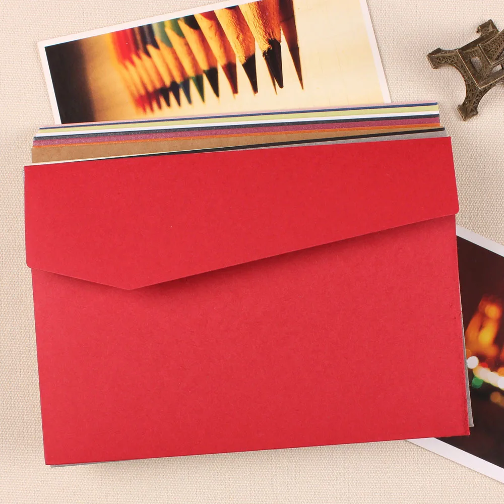 20 шт./лот конверты из крафт бумаги содержащие Простые ретро индивидуальные