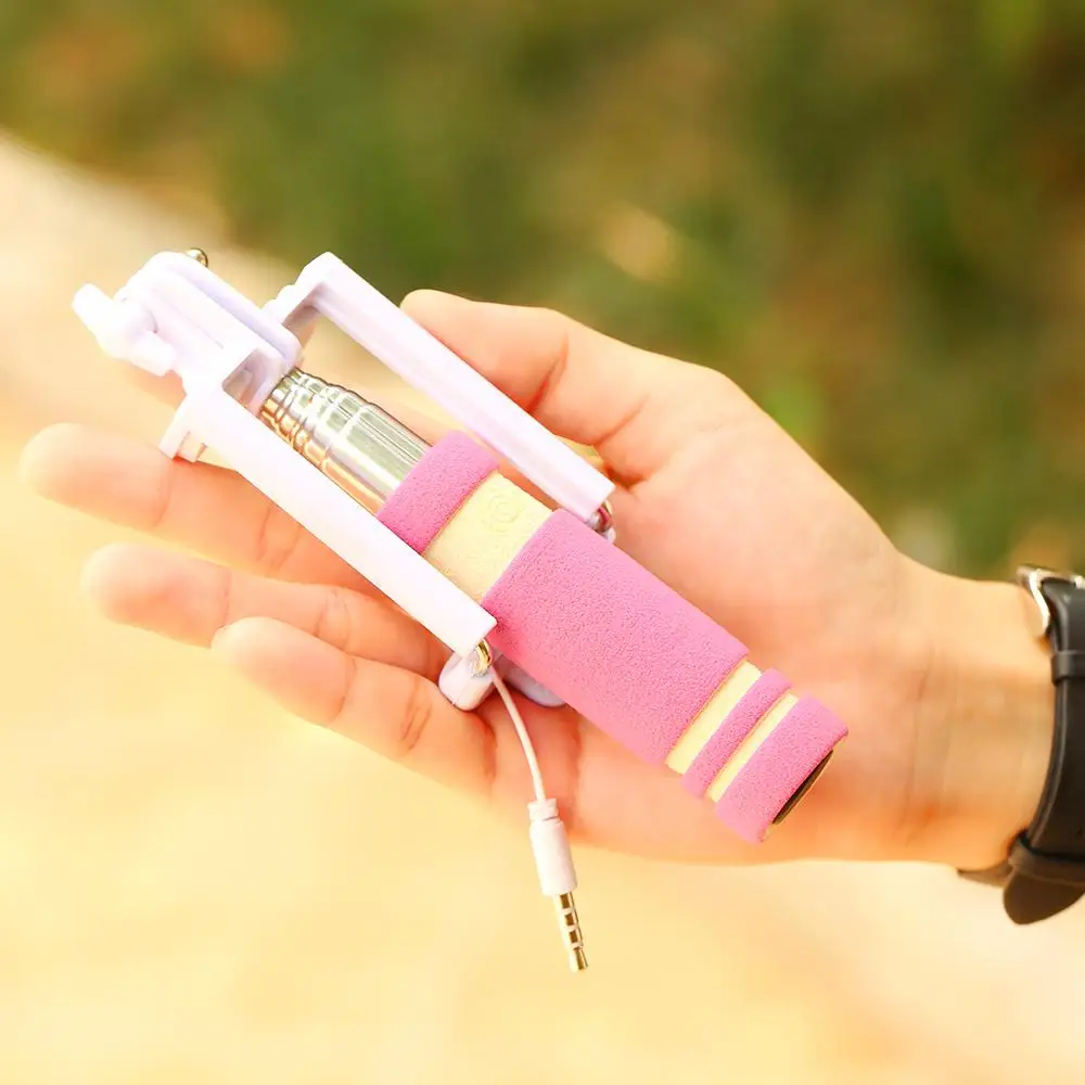 Мобильный телефон мини ручной селфи выдвижной портативный монопод Штатив для