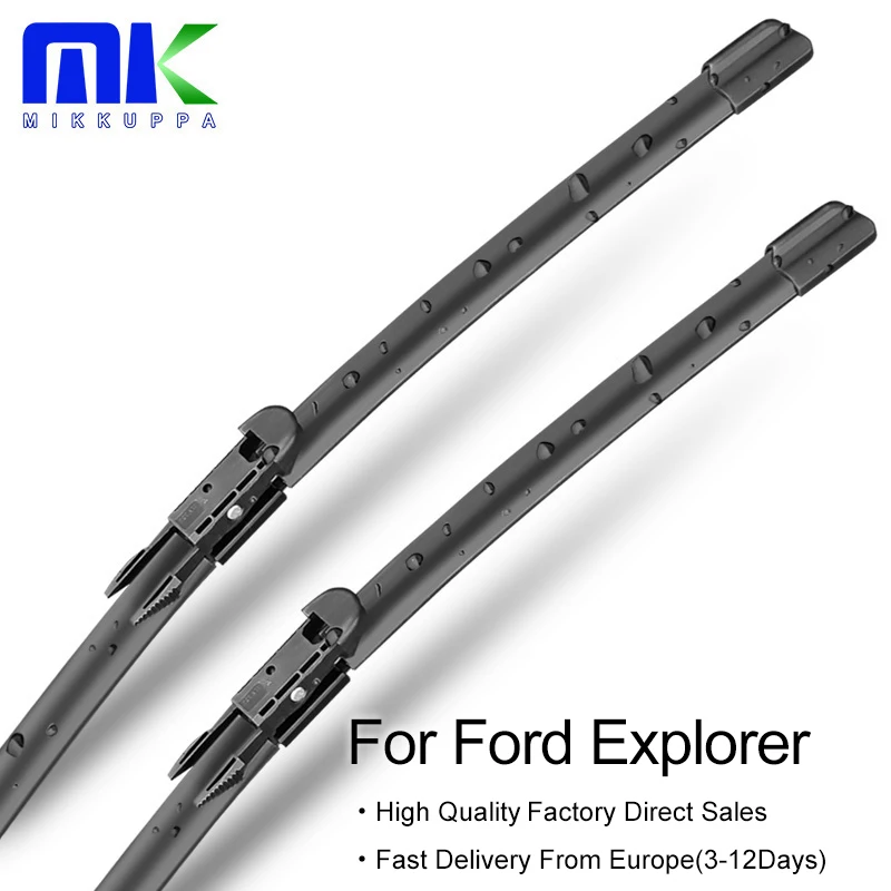 Щетки стеклоочистителя Mikkuppa для Ford Explorer Fit Hook / Pinch Tab Arms от 1991 до