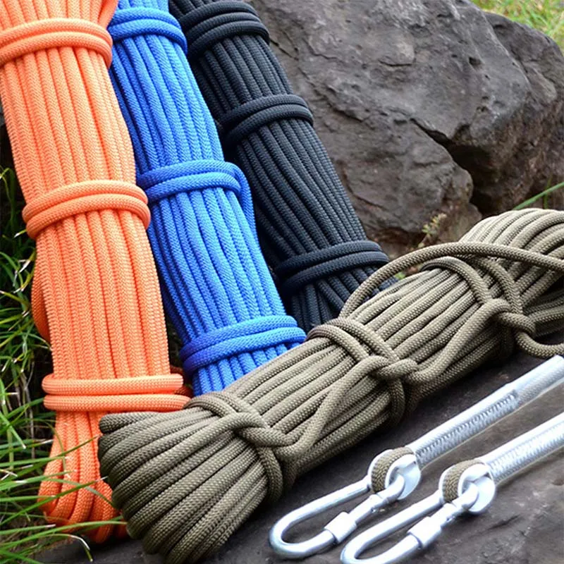Профессиональный трос из Паракорда для скалолазания 10 м походные аксессуары