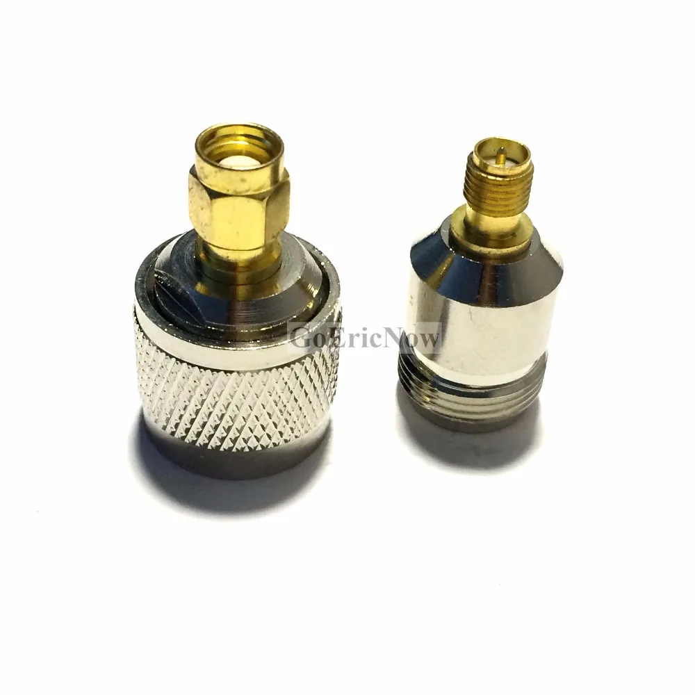 1 пара RF коаксиальный кабель 50ohm N женский + SMA/RP SMA мужской/женский прямой разъем