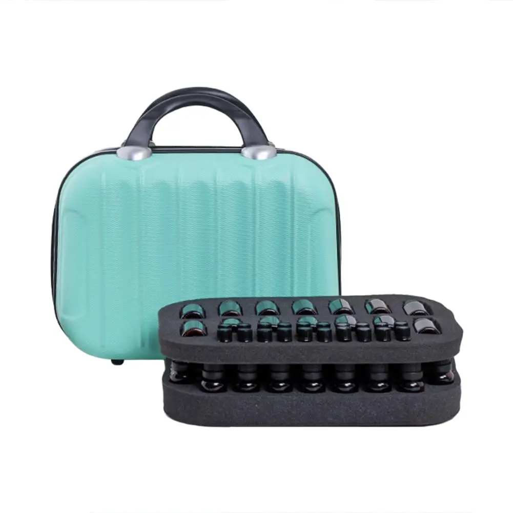 

64 Grid Essential Oil Package Portable 15ml Essential Oil Bottle Storage Bag Portable Multifunctional Shockproof Storage Box
