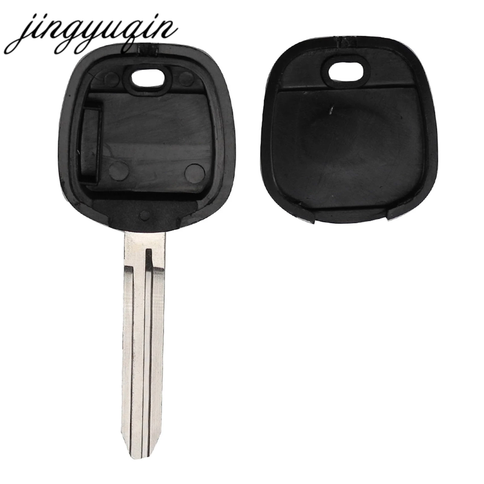 Jingyuqin 30 шт. пустой ключ транспондера оболочка для Toyota RAV4 PRADO COROLLA Camry Reiz Highlander Yaris