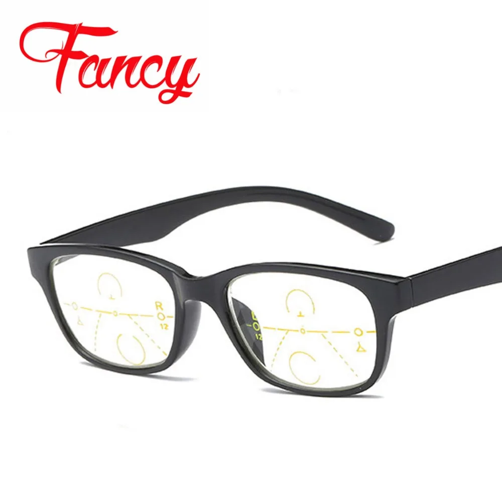 Прогрессивные многофокусные очки для чтения женские и мужские переходная линза