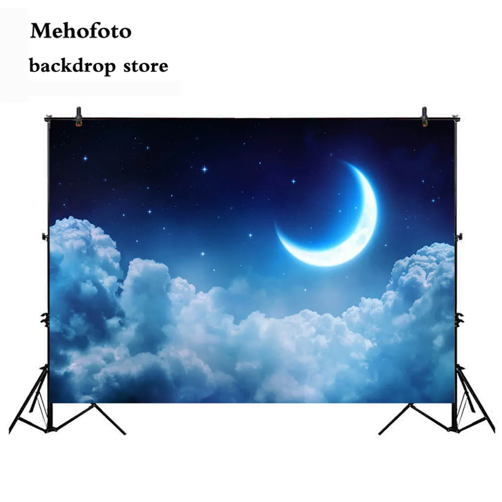 Mehofoto космический фон ночь месяц Звезда для фотографии маленькая звезда фото