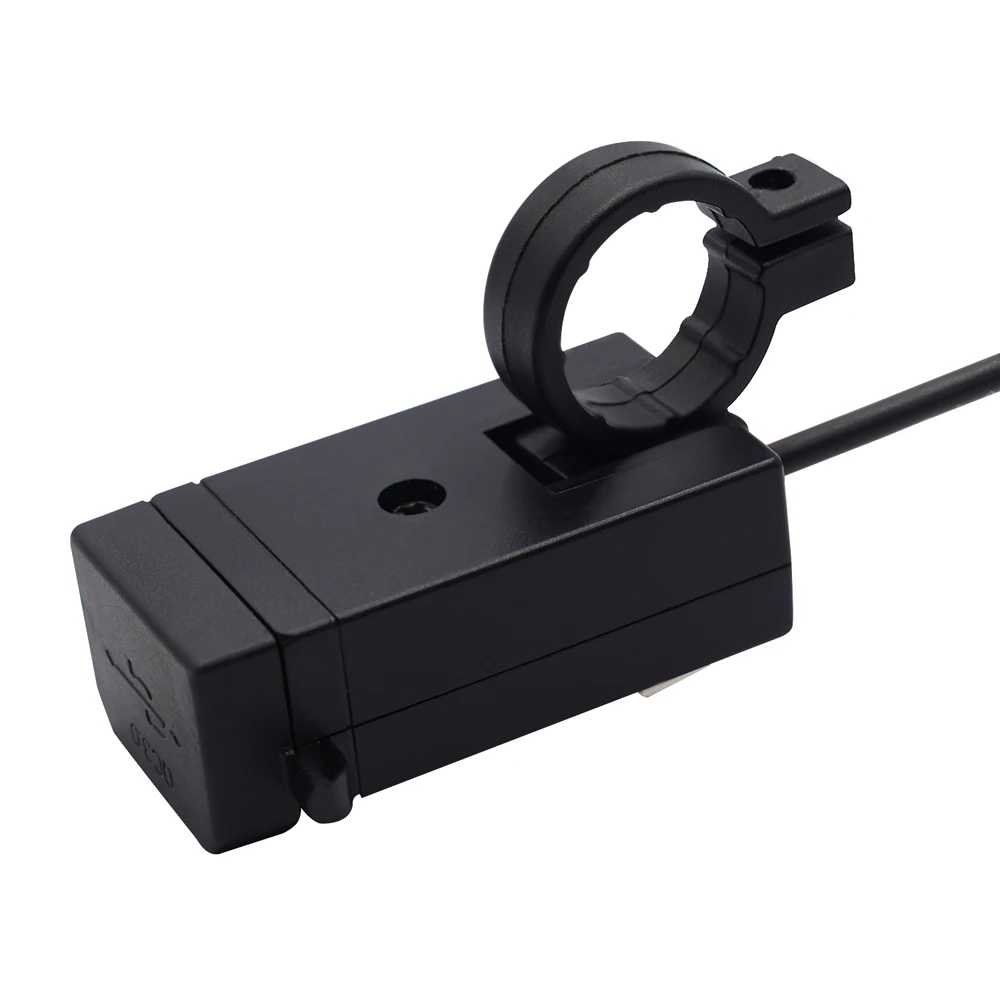 Универсальное зарядное устройство для мотоцикла 3.0qc USB с двумя usb портами быстрой