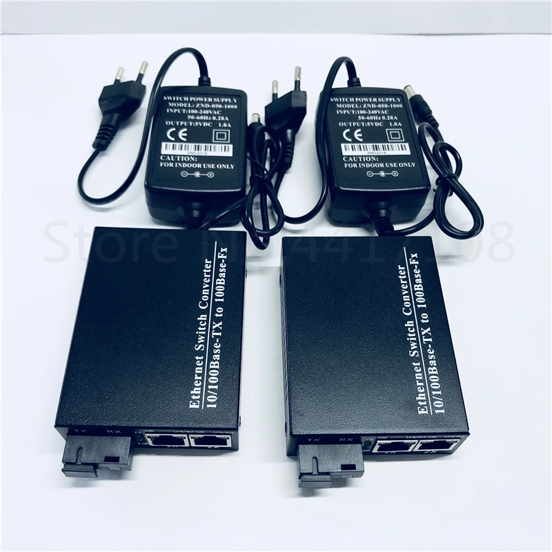 Ethernet-коммутатор 1 пара 2 * RJ45 и SC 10/100 м 20 км | Мобильные телефоны аксессуары