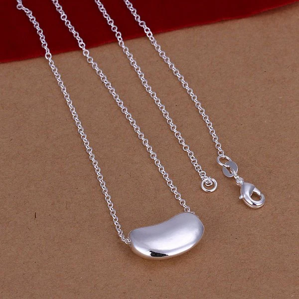 Оптовая продажа ювелирных изделий посеребренное модное ожерелье с подвесками