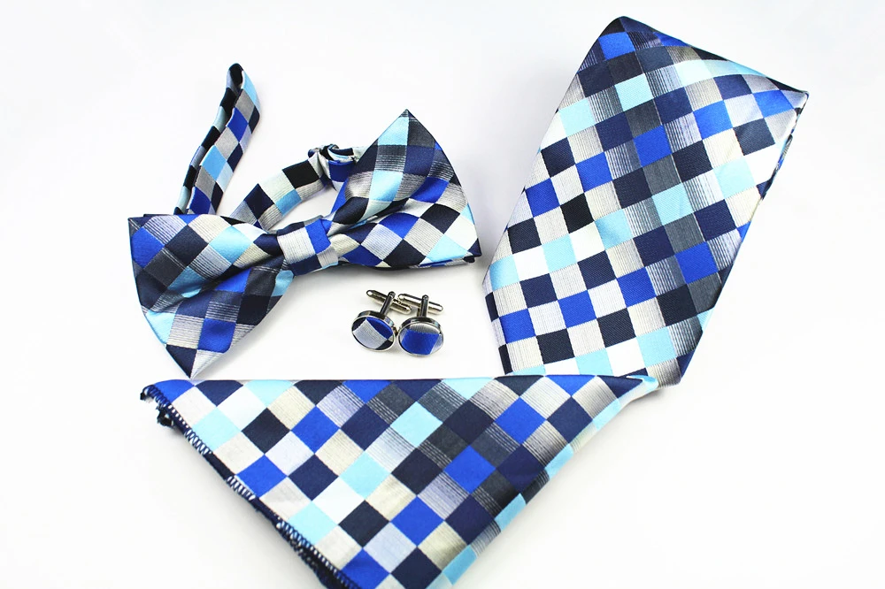 Новый комплект GUSLESON с галстуком в клетку пейсли рисунком мужской жаккардовый