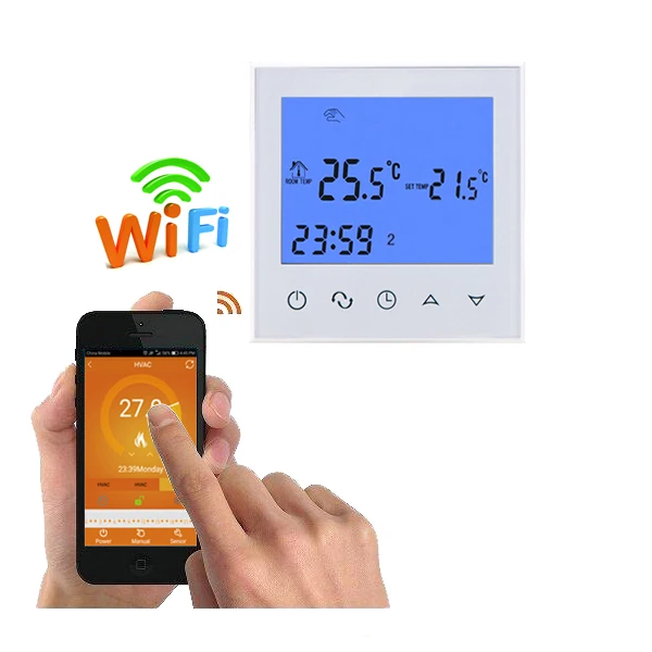 Термостат для теплого пола с Wi Fi программируемый 3 А|temperature controller remote|temperature