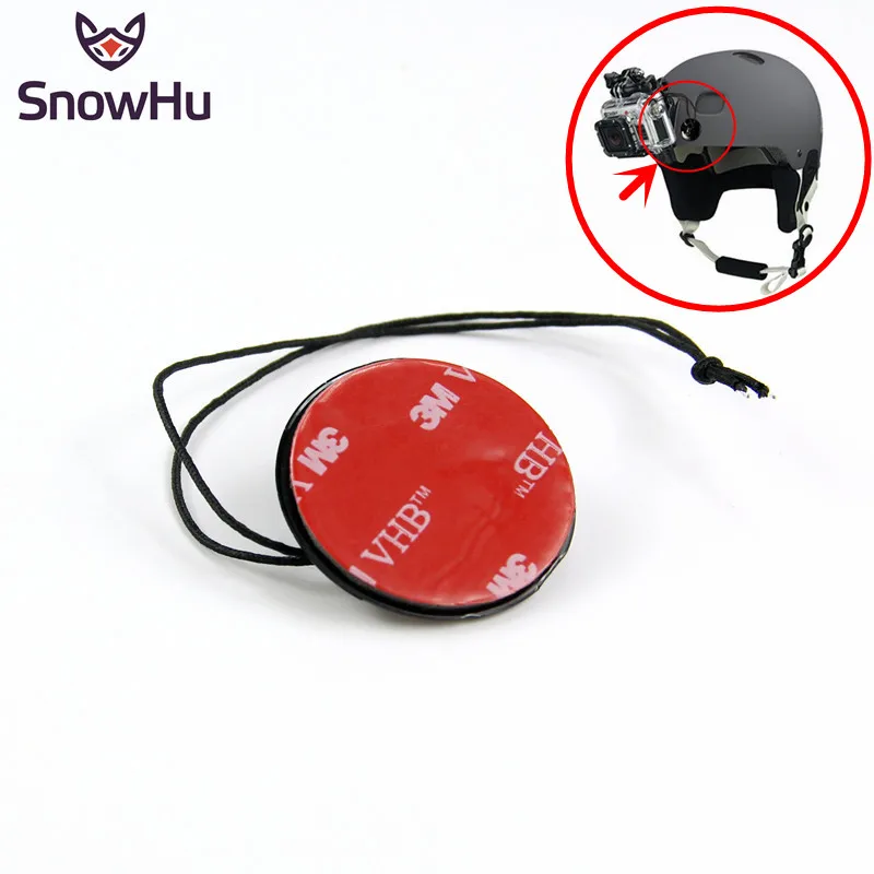 

SnowHu for GoPro accessories Safety Insurance Tether Straps With Sticker Mounting 3M For Go Pro Hero 9 8 7 6 5 4 Xiaomi Yi GP21