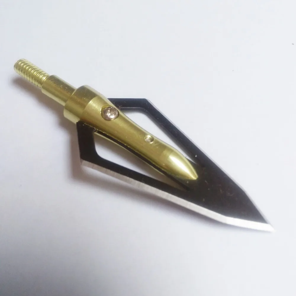 Были ли два лезвия наконечники стрел для стрельбы из лука 100 зерна блочного Лука 12