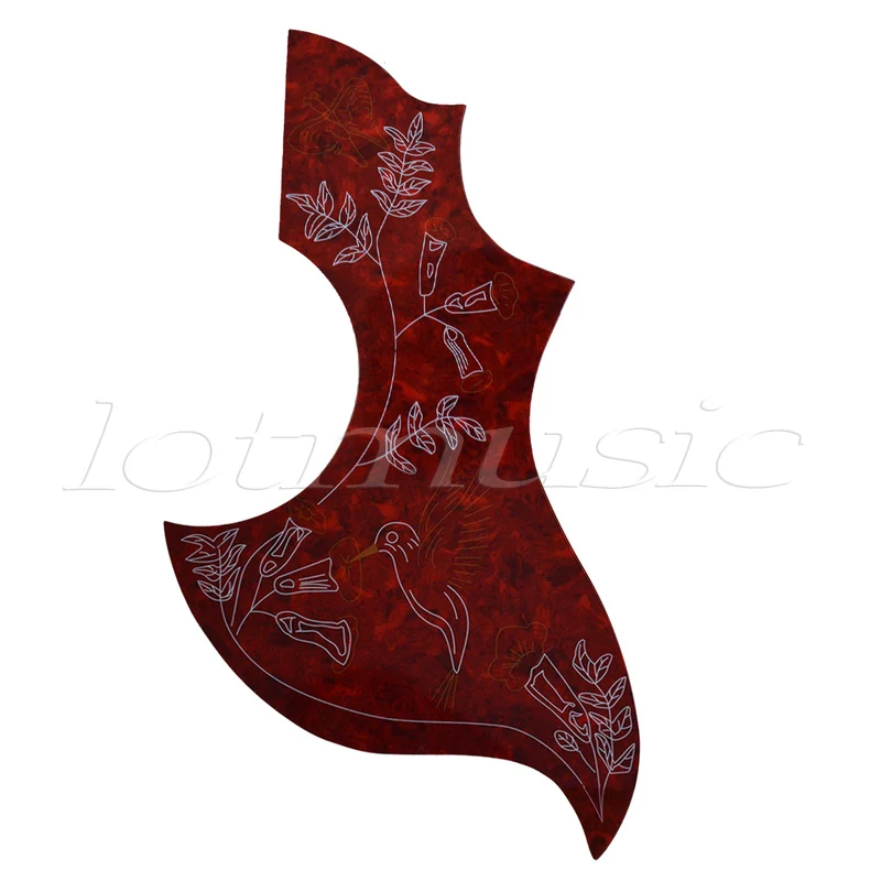 Новый накладку для гибсон замена колибри акустическая гитара черепаха|pickguards for