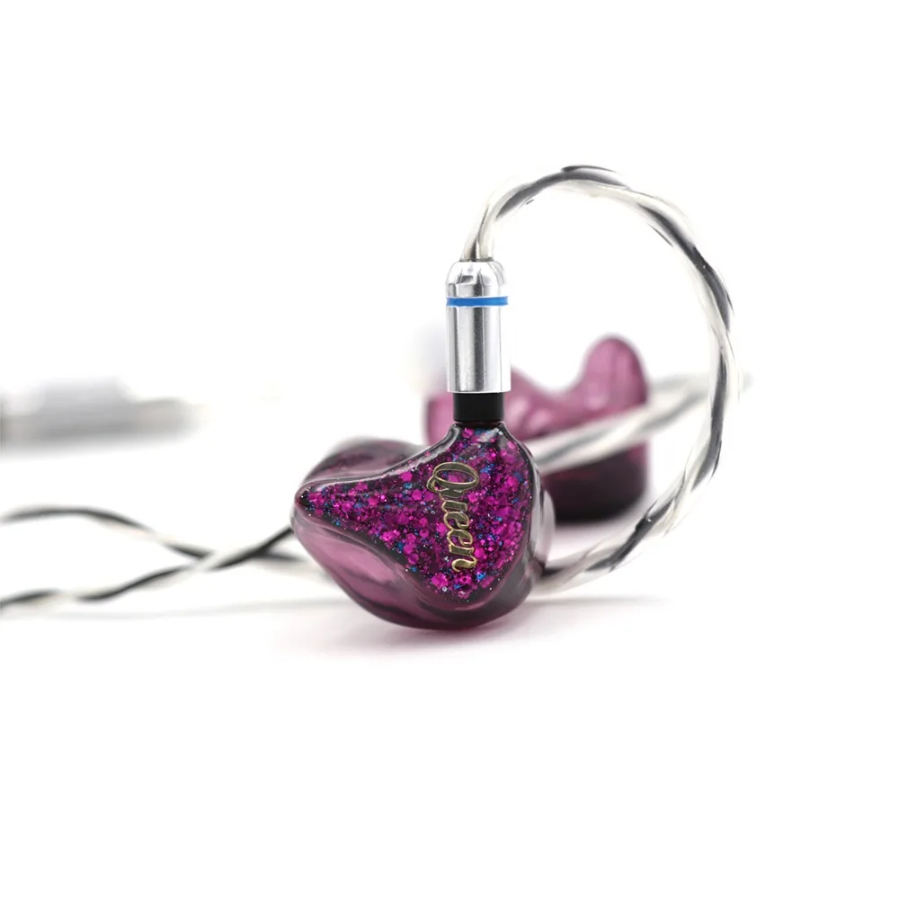 Queen Audio QM20 2BA наушники вкладыши с Ноулз сбалансированной арматуры драйверы 0,78 мм 2Pin съемный кабель